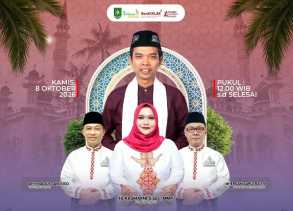 Pemkab Bengkalis Gelar Tabligh Akbar Bersama UAS di Masjid Agung Istiqomah