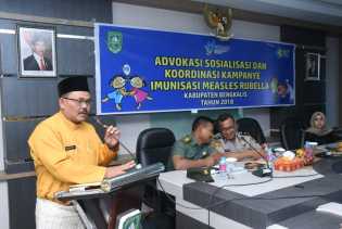  Pemkab Bengkalis Kampanyekan Imunisasi Measles Rubella