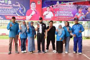 Jelang Hari Jadi Bengkalis Ke-513, Bupati Buka Open Turnamen Sepak Takraw Batu Ampar Cup