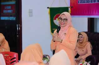 DWP Kabupaten Bengkalis Gelar Muscab dan Sosialisasi AD/ART, Ketua DWP Sampaikan Apresiasi dan Ungkapan Haru