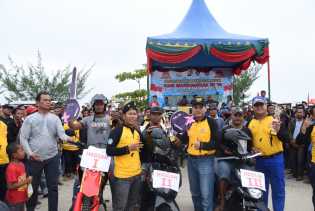 Warga Rupat Bawa Pulang Satu Unit Sepeda Motor Honda CRF