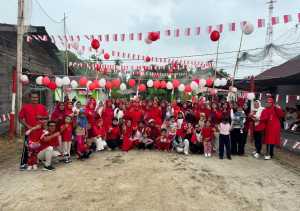 Semarak HUT ke-81 RI, Warga RT 02 Sungai Pakning Tumpah Ruah Ikuti Jalan Santai dan Beragam Lomba