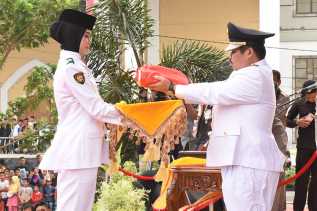 Bupati Amril Mukminin Jadi Irup, Upacara HUT ke-73 RI tahun 2018 di Bengkalis Hikmat dan Sukses
