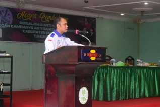 Disparbudpora Taja Sosialisasi Bahaya Narkoba