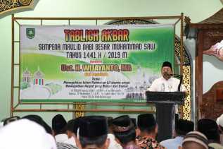 Hadirkan Ustadz Wijayanto, Sekda Bengkalis Harapkan Teladani Sifat Rasullullah