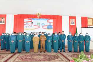 Bupati Bengkalis Kasmarni Lantik Pengurus Tim Penggerak PKK Priode 2021-2026