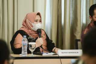 Bupati Kasmarni Paparkan Ranperda RTRW Kabupaten Bengkalis di Kementerian ATR/BPN