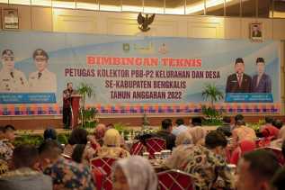 Bupati Bengkalis Buka Bimtek Petugas Kolektor PBB-P2