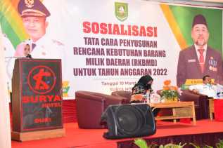 Bupati Bengkalis Kasmarni Buka Sosialisasi Tata Cara Penyusunan RKBMD