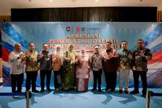 Bupati Kasmarni Hadiri Rakornas Forkopimda di Batam, Perkuat Sinergi Pemerintah Pusat dan Daerah se-Sumatera