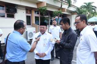 Sekitar 99 Persen Pegawai Pemkab Ikut Apel Perdana Bersama di Tahun 2019