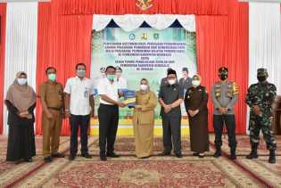 BPPW Riau Serah Aset Pendidikan ke Pemkab Bengkalis