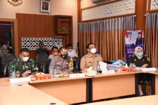 Pj Bupati Bengkalis Ikuti Rakor dan Penetapan Status Siaga Darurat Penanggulangan Bencana Karhutla Provinsi Riau