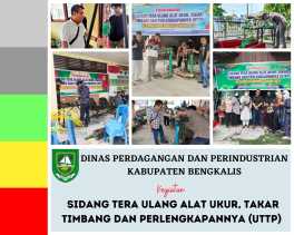 Disperindag Bengkalis Gelar Sidang Tera Ulang Alat Ukur