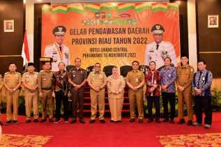 Bupati Kasmarni Ikuti Pengawasan Daerah