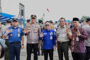 Bupati Bengkalis Ikuti Apel Nasional Kesiapsiagaan Penanganan Karhutla