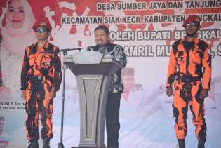 Bupati Bengkalis Amril Mukminin Dukung Program Strategis Nasional PTSL