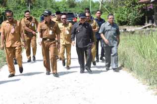 Bupati Amril Mukminin Tinjau 4 Proyek Strategis di Kecamatan Bengkalis dan Bantan