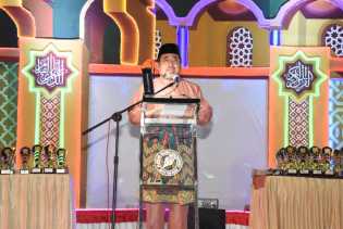 Doa Untuk Palu dan Donggala Pada Malam Penutupan MTQ