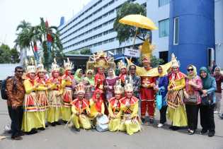 Tarian Joget Sondey Suku Akit Tampil di Tingkat Nasional