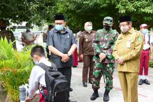 Pastikan Terapkan Protokol Kesehatan, Satgas Covid-19 Tinjau Sekolah