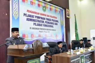 Bupati Bengkalis Resmi Lantik Pejabat PTP, Pejabat Administrator dan Pengawas 