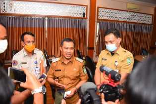 Pemkab Bengkalis Ikuti Rakor PPKM Mikro Bersama Gubri Secara Virtual 