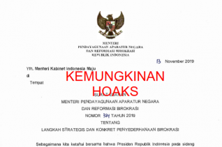 Kadis Kominfotik Johansyah, “SE MenPAN dan RB Itu Sangat Mungkin Sekali Hoaks”
