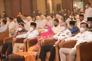 Hadiri Pelantikan DPD Partai Gerindra Provinsi Riau, Bupati Kasmarni Ucapkan Selamat