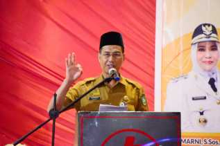 Hari Santri Nasional, Bupati Kasmarni Sebut Kini dan Masa Mendatang Peranan Pendidikan Agama  Sangat Penting