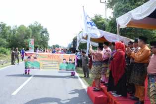 Pawai Taaruf MTQ ke-43 Tingkat Kabupaten Bengkalis Semarak