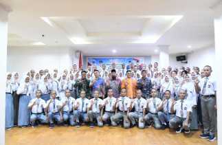 Jelang HUT Kemerdekaan RI, 75 Pelajar Ikuti Pemusatan Pendidikan dan Pelatihan Paskibraka Bengkalis 