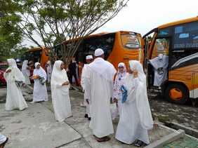 JH 5 Kecamatan Telah Tiba di Masjid Islamic Center Siak Pukul 11.15 WIB