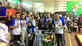 Tim Robot Polbeng Sabet 2 Juara 