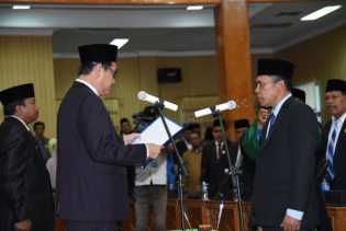 Syaukani Dilantik Sebagai PAW Anggota DPRD Bengkalis