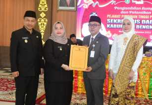 dr. Ersan Resmi Menjabat Sekda Bengkalis