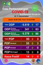 Berkurang 63, ODP Covid-19 di Kabupaten Bengkalis Jadi 341 orang