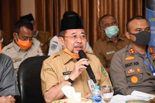 Plh Bupati Bengkalis H Bustami HY, “Kita Berharap Bengkalis Tidak Sampai Kepada Penerapan PSBB”