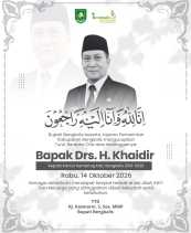 Bupati Kasmarni dan Keluarga Besar Pemkab Bengkalis Berduka atas Wafatnya Drs. H. Khaidir