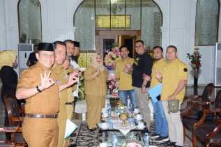 PWI Perwakilan Bengkalis Audiensi Dengan Bupati Kasmarni