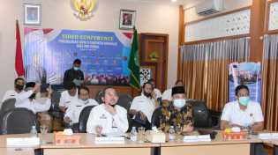 Plh Bupati Bustami Ikuti Rakor Pendanaan Pilkada