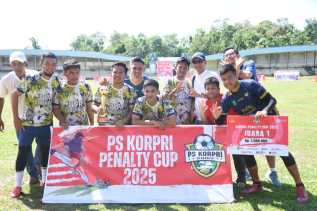 Bupati Kasmarni Resmi Tutup Turnamen Penalty Cup Antar Instansi: Ajang Silaturahmi dan Sportivitas