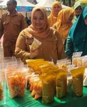 Dinas Ketahanan Pangan Kabupaten Bengkalis Tampilkan Berbagai Macam Produk Unggulan