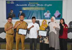 Hadirkan Sekretaris Diskominfotik, PETIK STAIN Bengkalis Gelar Seminar Jurnalistik