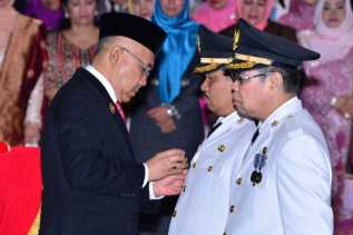 Bupati Amril Ucapkan Terima Kasih Kepada Andi Rachman, Selamat Bertugas Buat Wan Thamrin Hasyim