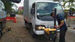 UPT Dishub Bengkalis Laksanakan Uji Berkala Kendaraan Bermotor Secara Keliling