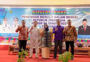 Bupati Bengkalis Buka Sosialisasi Permendagri APBD 2023