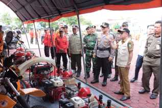 Pastikan Kesiapan Karhutla, Pemkab Bengkalis Taja Apel Penanggulangan Bencana Karhutla