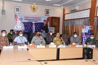 Sekda Bengkalis Ikuti Rapat Kesiapan Pelantikn Bupati dan Wakil Bupati Secara Virtual