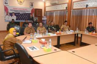 Bupati Bengkalis Ikuti Rapat Koordinasi Inflasi Daerah